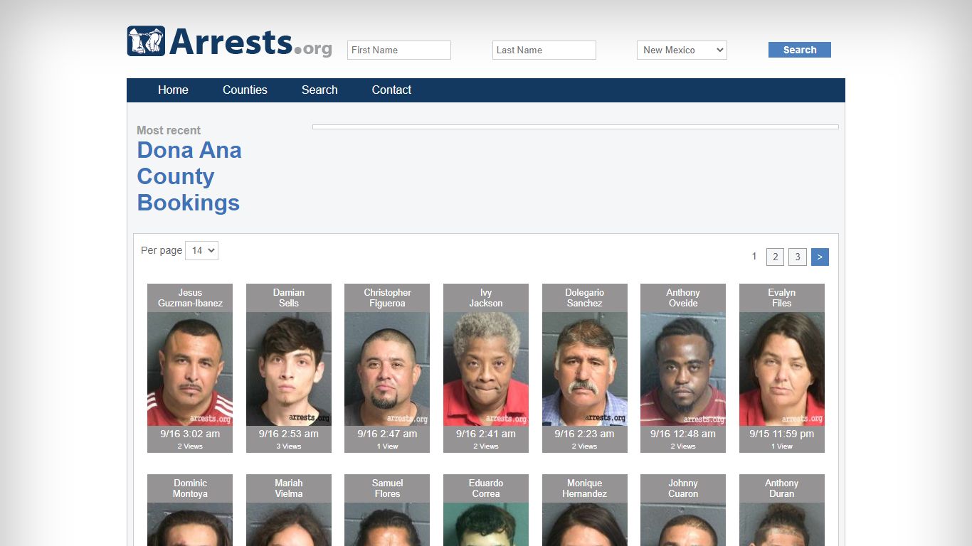 Dona Ana County Arrests and Inmate Search